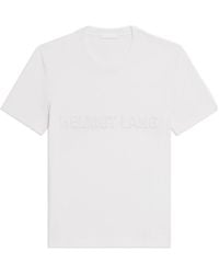Helmut Lang - Embossed Logo Tee - Lyst