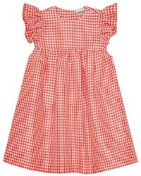 Ganni - Gingham-Print Dress - Lyst
