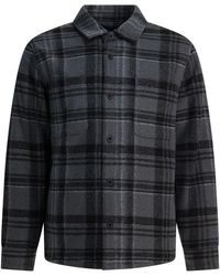 Vince - Check Overshirt Jacket - Lyst