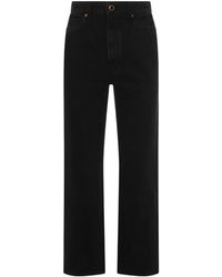 KHAITE - Belt Loop Denim Trousers - Lyst