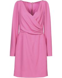 Dolce & Gabbana - V-Neck Slim-Fit Dress - Lyst