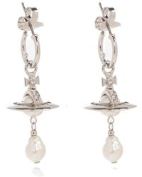 Vivienne Westwood - Orb-Detail Drop Earrings - Lyst