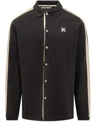 Palm Angels - Long-Sleeved Button-Up Shirt - Lyst