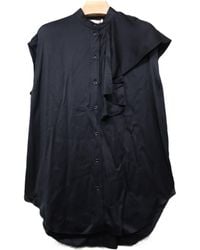 McQueen - Button-Up Sleeveless Shirt - Lyst
