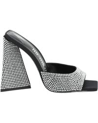The Attico - The Devon Embellished Slip-On Mules - Lyst