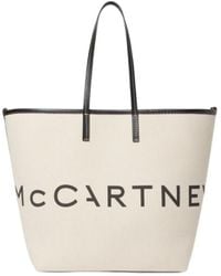 Stella McCartney - Logo Printed Tote Bag - Lyst