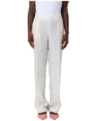 Fabiana Filippi - Elastic-Waist Straight Pants - Lyst