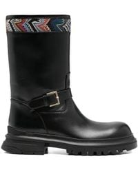 Missoni - Buckle Trim Boots - Lyst