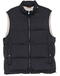 Brunello Cucinelli - Quilted Zip-Up Jacket - Lyst