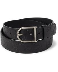 Gucci - Embossed Monogram Belt - Lyst