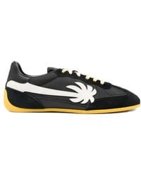 Palm Angels - Pa 5 Palm-Tree Leather Sneakers - Lyst