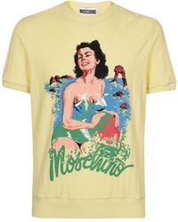 Moschino - Graphic-Print Short-Sleeved T-Shirt - Lyst