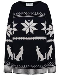 Etro - Patterned-Jacquard Knitted Jumper - Lyst