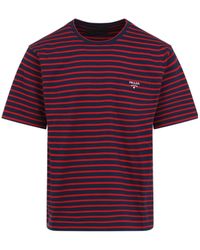 Prada - Cotton T-Shirt - Lyst