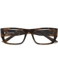 Balenciaga - Eyewear Rectangular Glasses And Frames - Lyst