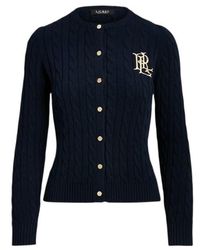Ralph Lauren - Long-Sleeve Knitted Cardigan - Lyst