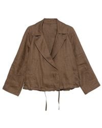 Brunello Cucinelli - Long-Sleeve Casual Jacket - Lyst