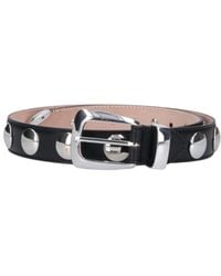 KHAITE - Stud-Detailed Buckled Belt - Lyst