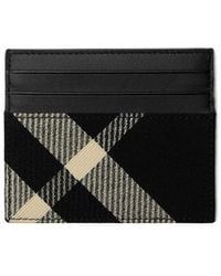Burberry - Tall Check Card Case - Lyst