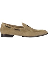 Doucal's - Sesame Suede Loafer With Braided Lacing - Lyst