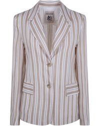 Semicouture - Kitty Striped Blazer - Lyst