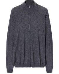 Frankie Shop - Baxe Knitted Wool-Blend Zip-Up Cardigan - Lyst