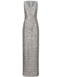 Michael Kors - Sequined V-Neck Dress - Lyst