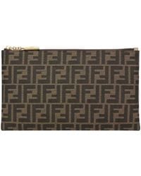 Fendi - Flat Baguette Medium Pouch - Lyst