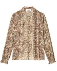Ba&sh - Cleo Paisley Print Blouse - Lyst