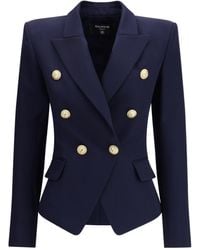 Balmain - Jackets Virgin Wool - Lyst
