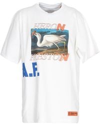 Heron Preston - Logo Print Short-Sleeved T-Shirt - Lyst