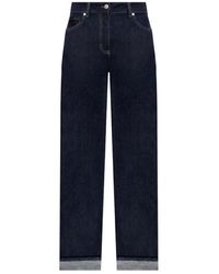 Peserico - Turn-Up Hem Jeans - Lyst