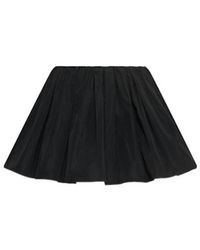 JW Anderson - Memory Gathered Taffeta Mini Skort - Lyst