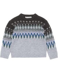 Acne Studios - Crewneck Knitted Top - Lyst