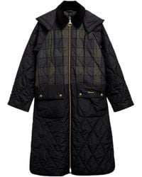 Barbour - Osbourne Checked Quilted Jacket - Lyst
