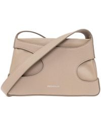 Ferragamo - Ferragamo Logo Detailed Cut-Out Shoulder Bag - Lyst