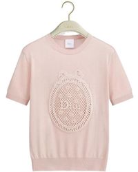 Dior - Iviera Médaillon Short-Sleeved Sweater - Lyst