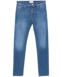 Jacob Cohen - Bard Slim Fit 5-Pocket Pants With Zipper - Lyst