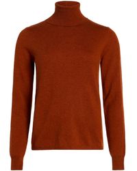 Max Mara - Solid Color Knitted Turtleneck Sweater - Lyst