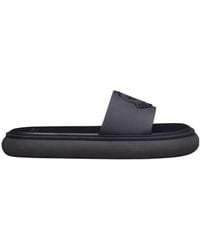 Moncler - Jeanne Logo-Embossed Slides - Lyst