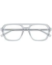Saint Laurent - Pilot-Frame Glasses - Lyst