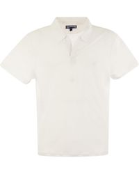 Vilebrequin - Short-Sleeved Linen Polo Shirt - Lyst
