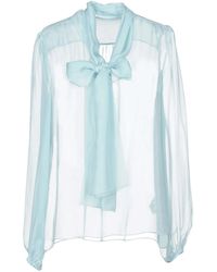Dolce & Gabbana - Chiffon Long-Sleeve Top - Lyst