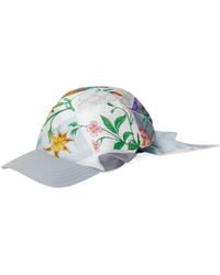Gucci - Printed Silk Baseball Cap - Lyst