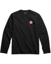 Canada Goose - Vantage Logo Long Sleeve T-Shirt - Lyst