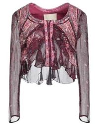 Isabel Marant - Fashion Multi-Color Long Sleeve Chiffon Blouse - Lyst