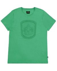 BOSS - T-Shirt With Round Neck And Short Sleeves - Lyst