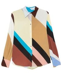 Paul Smith - Geometric-Print Long-Sleeve Shirt - Lyst