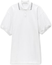 Alexander Wang - T By Short-Sleeved Polo Mini Dress - Lyst