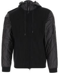 C.P. Company - J-Rombe Quilted-Panel Hooded Jacket - Lyst